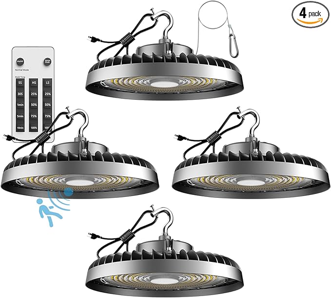 Lightdot 400W Smart High Bay LED Lights 60000LM UFO Lights by LightdotLighting