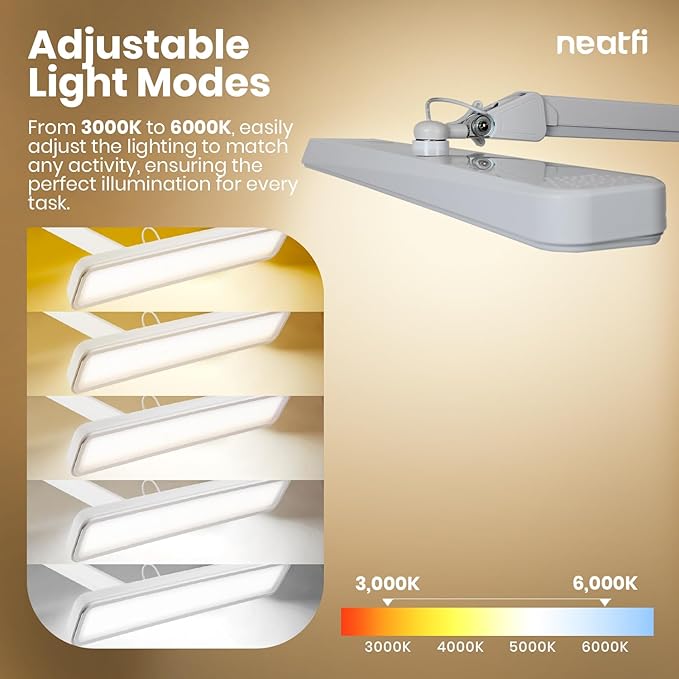 Neatfi XL 2, 500 Lumens LED Task Lamp - Image 5