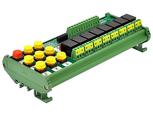 DIN Rail Mounting 8-Channel Multifunctional Bistable Relay Module - Image 3
