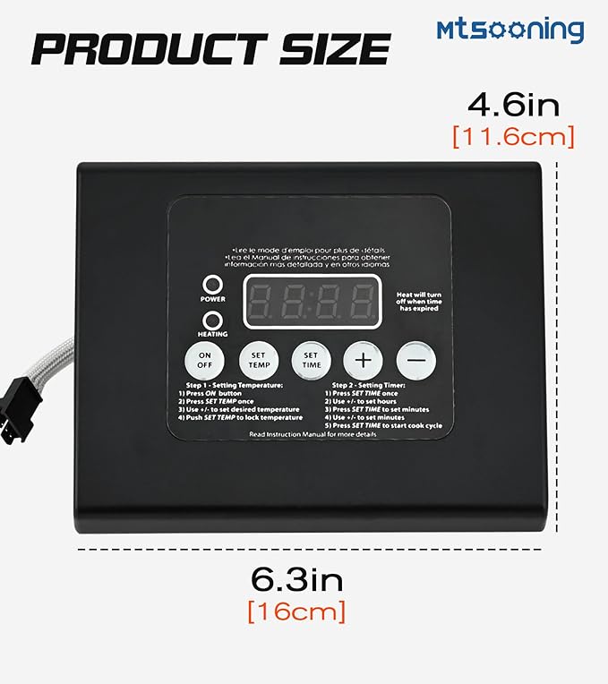 Mtsooning 990050048 Digital Control Panel LED Display Replacement - Image 5