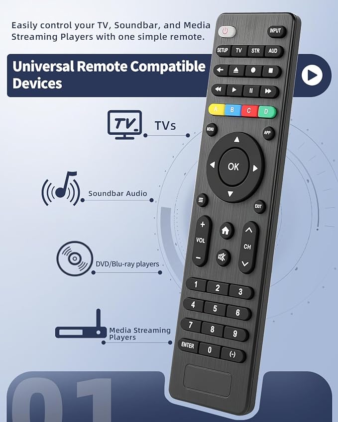 Universal Replacement TV Remote – Compatible - Image 3