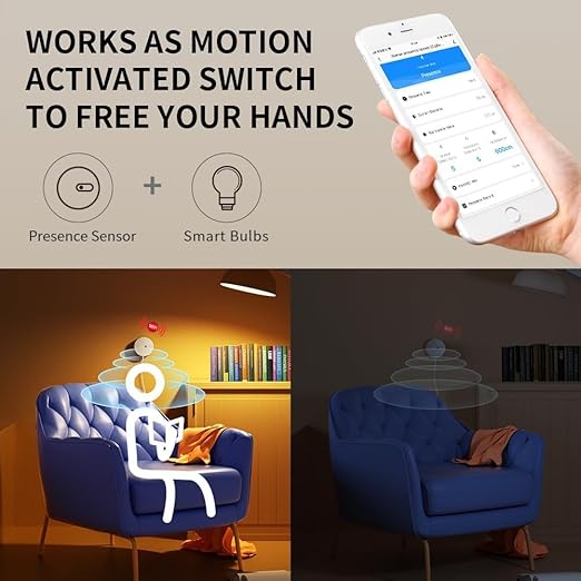 Linptech WiFi Human Presence Sensor, Smart Motion Sensor - Image 5
