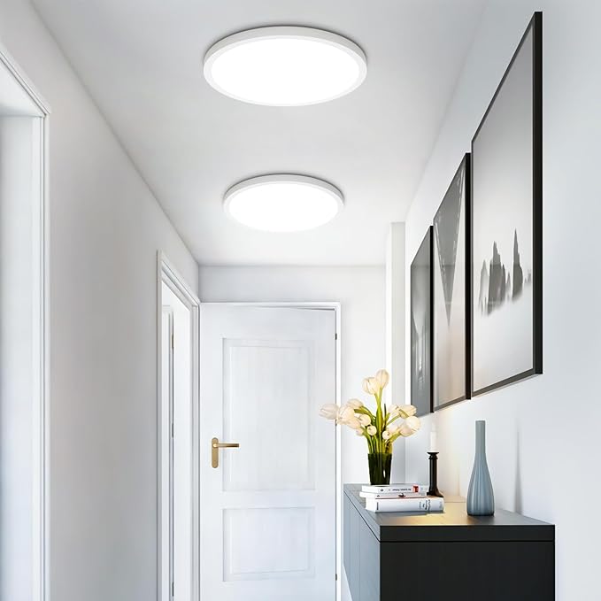 SunRider 6-Pack LED Flush Mount Ceiling Light Fixture, 5000K Daylight White - Image 8