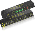 FlyroadUp HDMI Switch 4K@60Hz HDMI 2.0 Switcher 5 in 1 Out by FlyroadUp