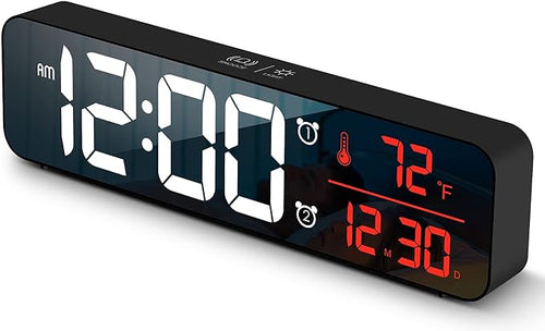 Abovsare Digital Clock for Bedroom, Clocks for Living Room Decor, Desk Table by Abovsare
