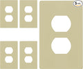 ENERLITES Screwless Duplex Wall Plates, Child Safe Receptacle Outlet Covers by Enerlites