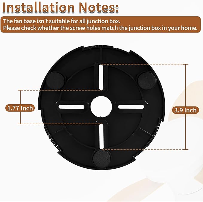 Glowall Small Ceiling Fan with Lights and Remote, 32 Inch Flush Mount, Small - Image 8