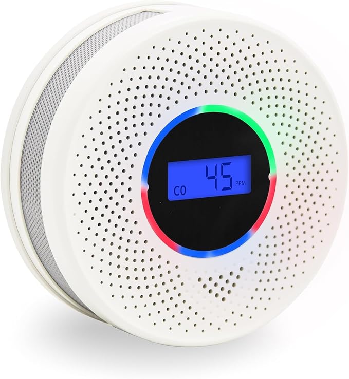 10-Year Battery Smoke and Carbon Monoxide Detector, 2-in-1 Smoke CO Alarm - Image 7