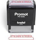 Promot Posted Self Inking Rubber Stamp by PROMOT