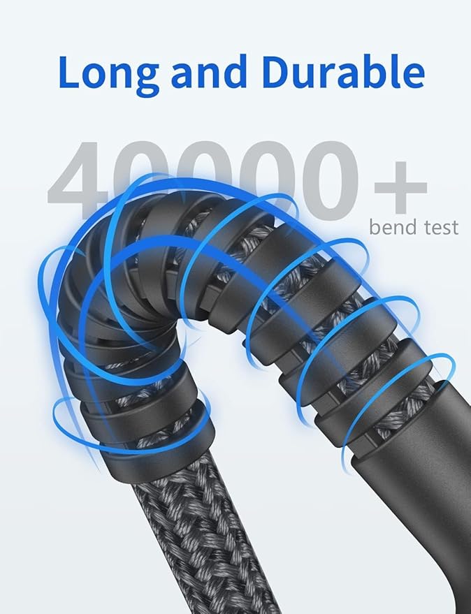 USB C Cable 10FT, USBA to USBC Cable, USBC to C Cable, - Image 6