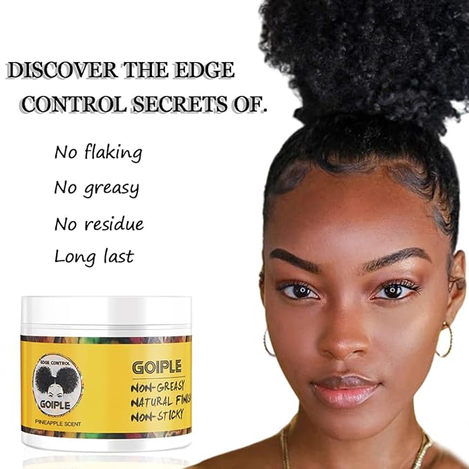 Goiple Edge Control Wax for Women Strong Hold Non-greasy Edge Smoother Pink - Image 3