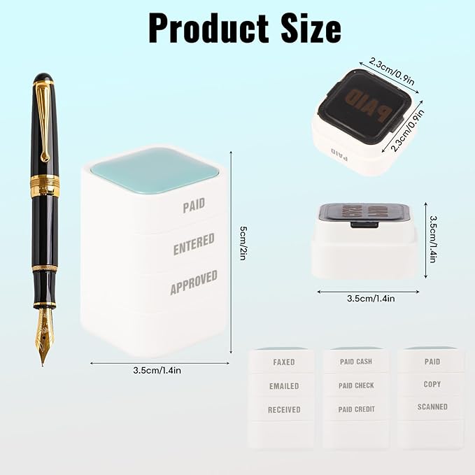 3-in-1 Paid Cash/Paid Check/Paid Credit Stamps in Full - Image 2