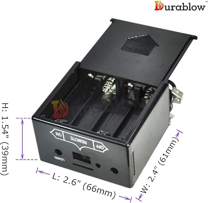 Durablow TL1003 On/Off Gas Fireplace Remote Control Kit + Thermostat + Timer - Image 4