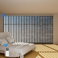 Blindify Motorized Vertical Blinds, Light Filtering Sliding Door Shades by BlindifyOffical