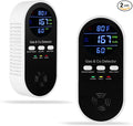 2 Pack 5-in-1 Carbon Monoxide Detector & Natural Gas Leak Alarm, AC-Plug-in CO by ProductCategory