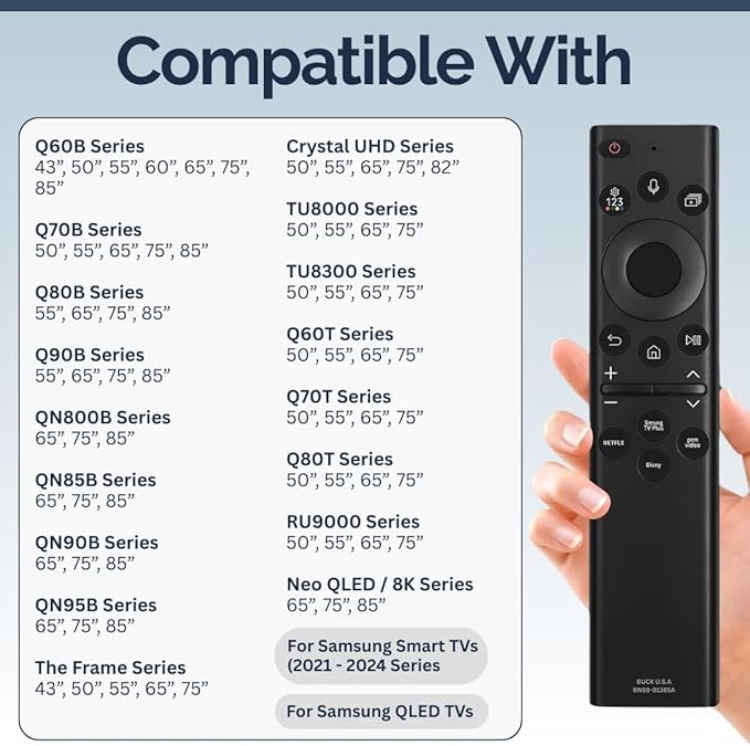 BN59-01385A Samsung TV Remote Control Replacement - Image 3