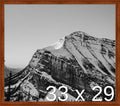 Frame It Easy 33 x 29 Russet Wood Frame by FrameItEasy