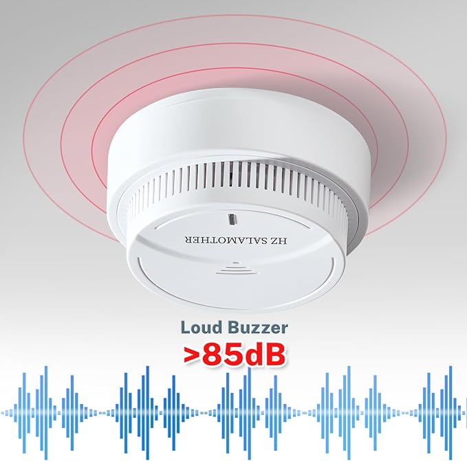 Smoke Detector 1 Pack, Fire Alarms Smoke Detectors - Image 5