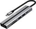 ikling USB c Hub, 6-in-1 with 4K HDMI, 60W PD, 2 USB-A Data Ports and SD/TF by Unknown