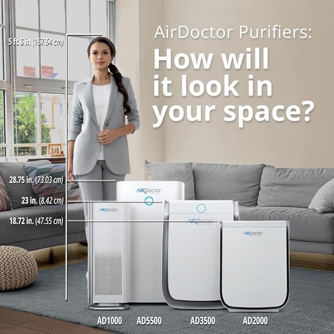 AirDoctor 4000 Air Purifier for Large Rooms | Triple filtration technology - Image 2