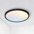 ASD LED 12" Round Flush Mount Ceiling Light Fixture, Low Profile Surface by ASDLightingCorporation