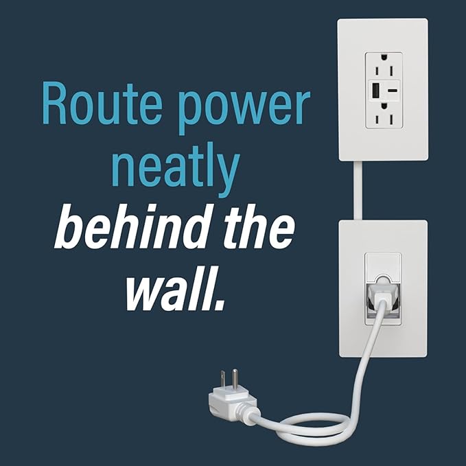 Legrand Wiremold In-Wall Power Outlet Extender Kit, 6 Foot Cable, - Image 7