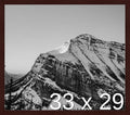 Frame It Easy 33 x 29 Merlot Wood Frame by FrameItEasy