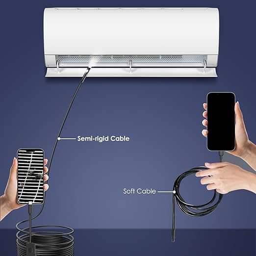 Endoscope Camera with Light, 1920P HD Borescope Camera with 8 Adjustable LED - Image 5