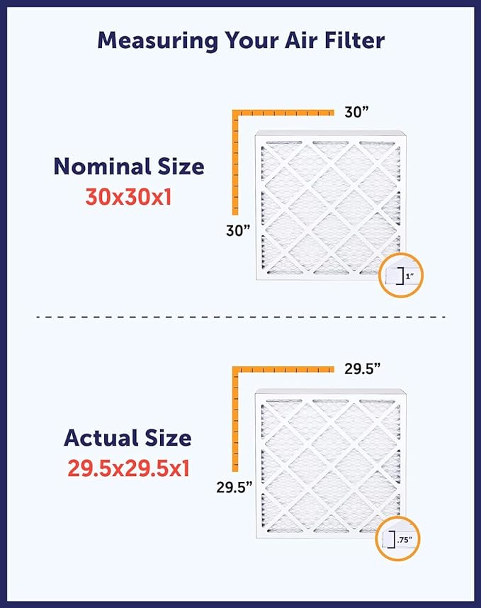 Filter King 17.25x17.25x2 Air Filter | 4-PACK | MERV 8 HVAC Pleated A/C Furnace - Image 6
