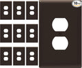 ENERLITES Duplex Receptacle Outlet Wall Plate, Jumbo Electrical Outlet Covers by Enerlites