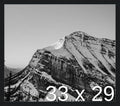 Frame It Easy 33 x 29 Black Wood Frame by FrameItEasy