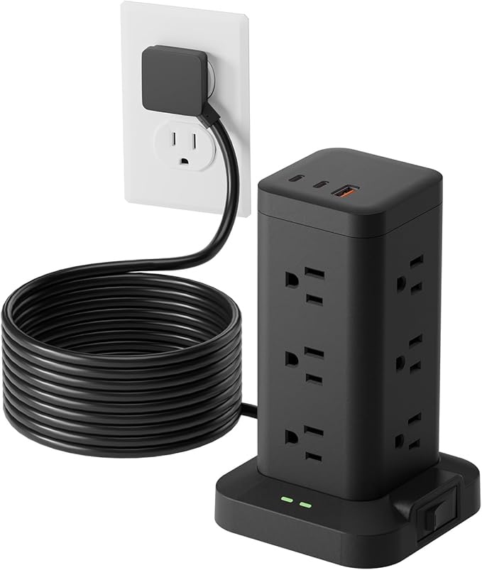 Tagzilo 15-in-1 Power Strip Tower by Tagzilo