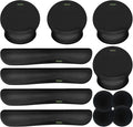Ergonomic Mouse Pad with Wrist Rest Premium Memory Foam Keyboard and Mouse by VAGAU