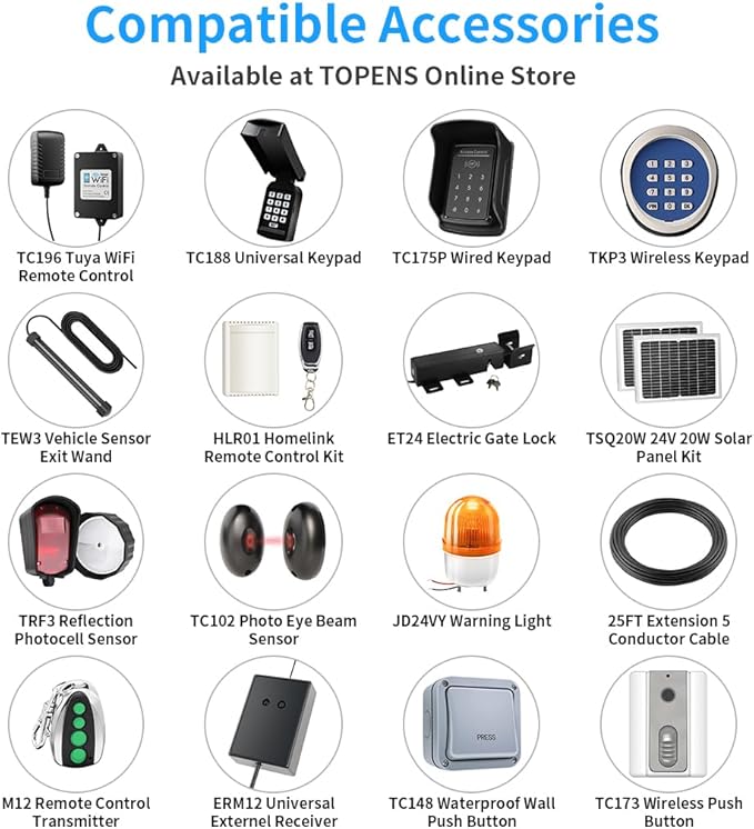 TOPENS JY9132 Automatic Gate Opener - Image 8