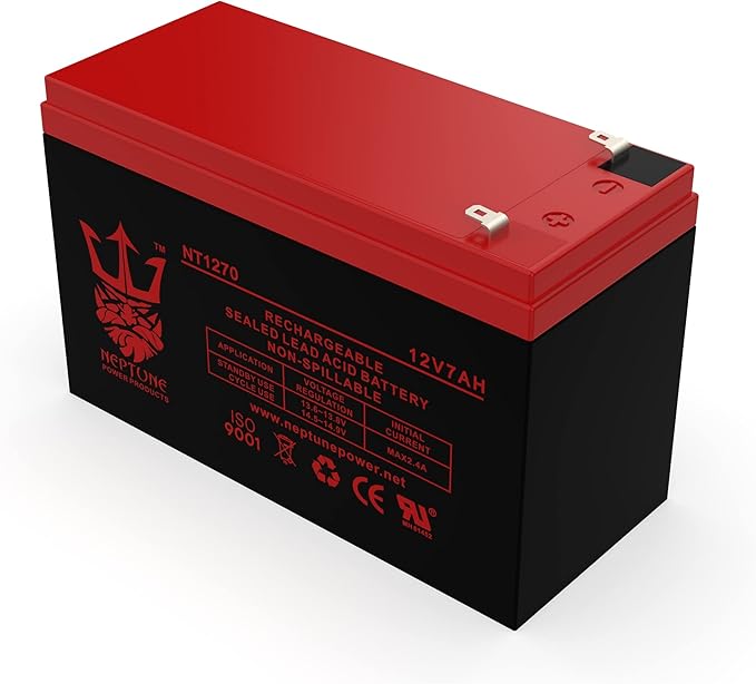 Neptune Power Brand NT1270 F1 12V 7Ah SLA Replacement Battery by Neptune+Power+Products