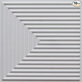From Plain To Beautiful In Hours 9004 Depth Tier PVC 12 in x 12 in Peel and by DecorativeCeilingTiles