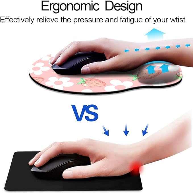Ergo Comfort Gel Wrist Rest Mouse Pad-Ergonomic Office Mousepad - Image 2