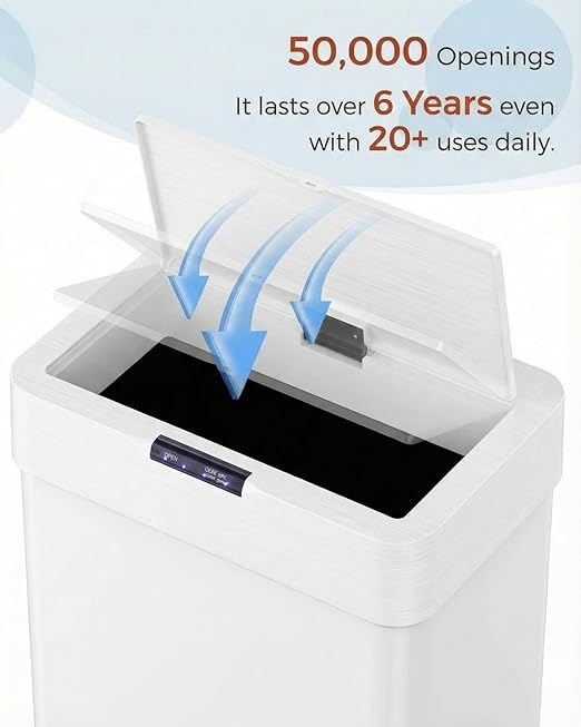TLSUNNY 21.1 Gallon Motion Sensor Trash Can, Touchless Automatic Garbage Can - Image 9