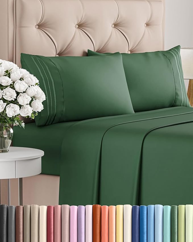Queen Size 4 Piece Sheet Set by CGKUnlimited
