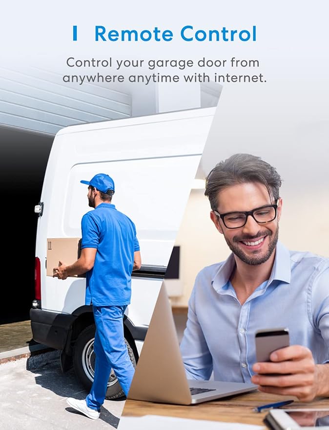 meross Smart Garage Door Opener Remote, Compatible - Image 2