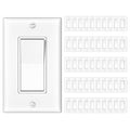 Amico 50 Pack Single Pole Light Switch by Amico