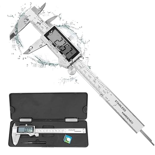 Electronic Digital Vernier Caliper, LOUISWARE Stainless Steel Caliper 150mm/0-6 by Louisware