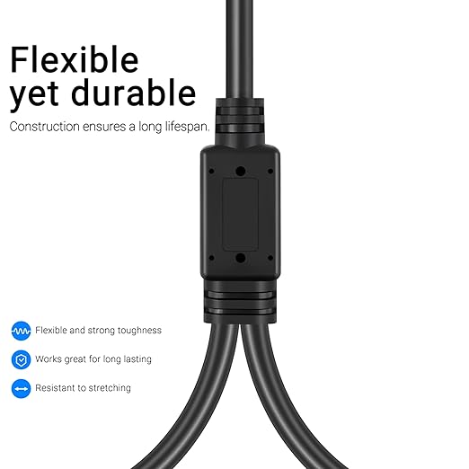 LanSenSu XLR Splitter Cable, 1 Female to 2 Male Patch Y Cable Balanced - Image 4
