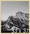 Frame It Easy 33 x 37 Wheat Wood Frame by FrameItEasy