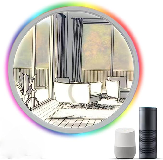 LIJIZAMI 12" Smart Wall Sconce, Decorative Lamp, Light Painting, Recessed by LIJIZAMI