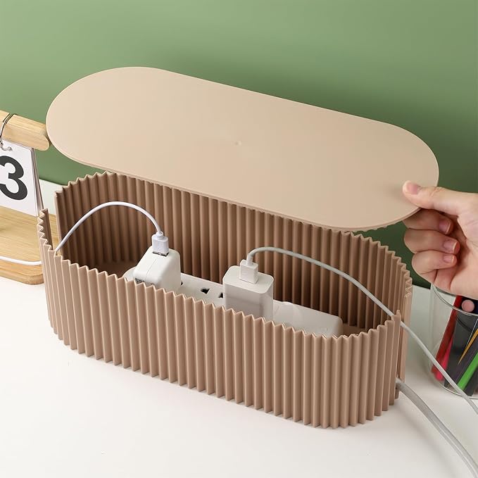 RAMFIYN Cable Management Box Large Cable Organizer Box - Image 4