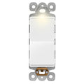 LIDER Minimalist Design Matte Finish Lighted Decorator Switch, Single Pole by LIDER