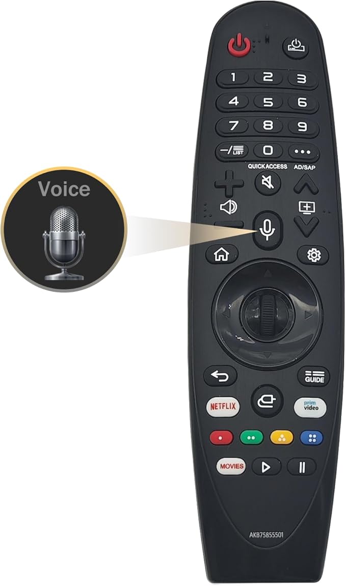 AKB75855501 AN-MR20GA for LG TV Remote, OLED QNED NanoCell 4K UHD Voice Magic by Bxmgr