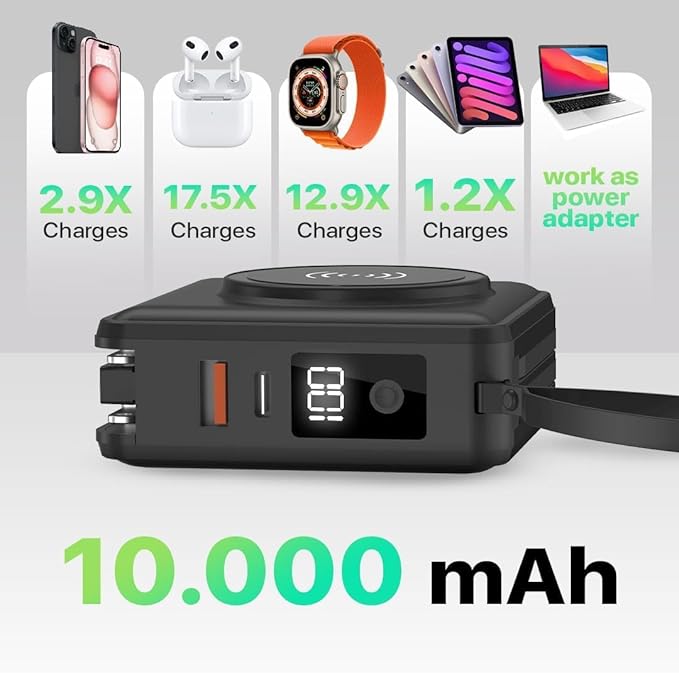 PWRMobile PWR Travel PRO 5-in-1 Power Bank – 10, 000mAh - Image 5
