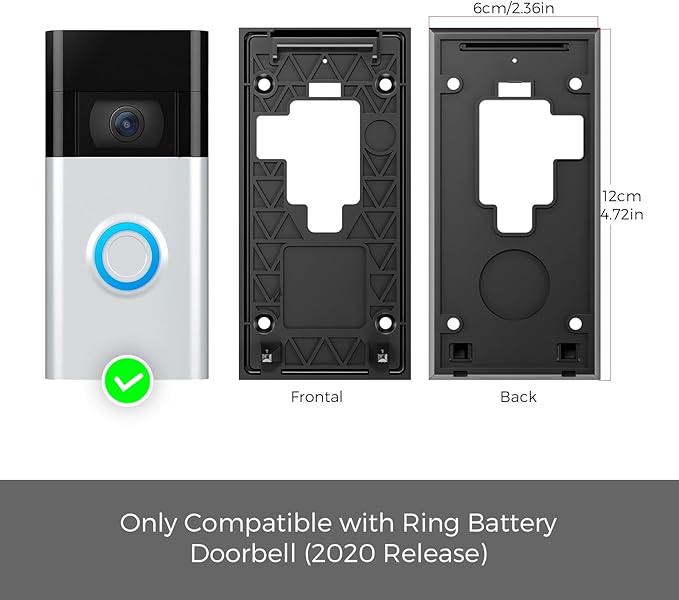 No Drill Ring Doorbell Mount for Battery 2020 - Image 2